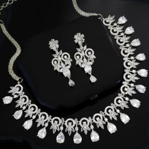 American Diamond Necklace Set -SN-255