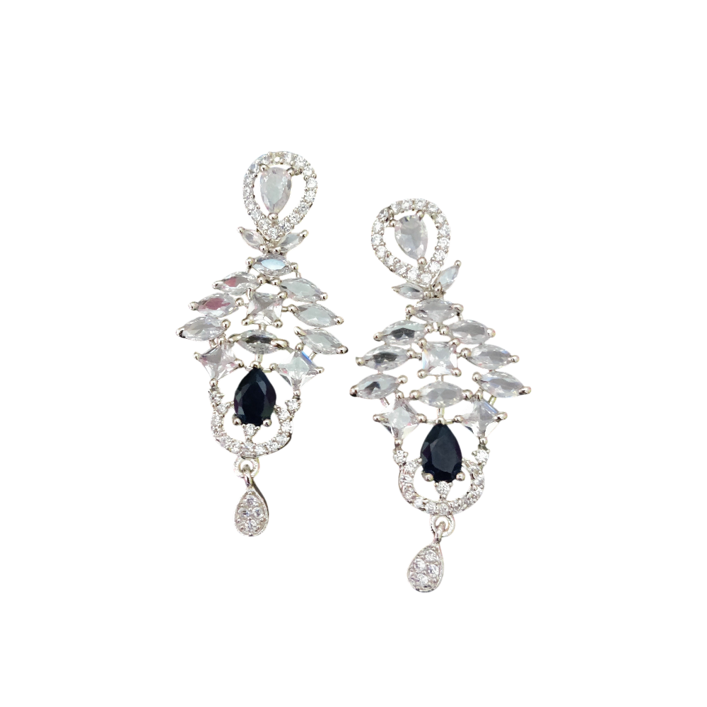 American Diamond Necklace Set SN-250 - Image 2