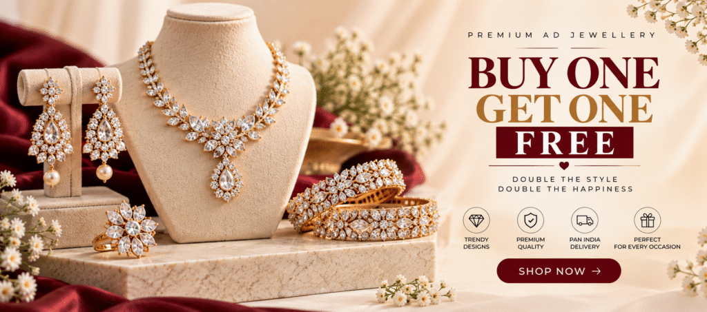 Buy One Get One Free premium jewellery offer
